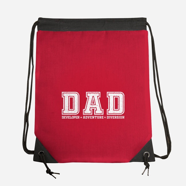 Developer Of Adventure And Diversion-None-Drawstring-Bag-NMdesign
