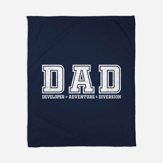 Developer Of Adventure And Diversion-None-Fleece-Blanket-NMdesign