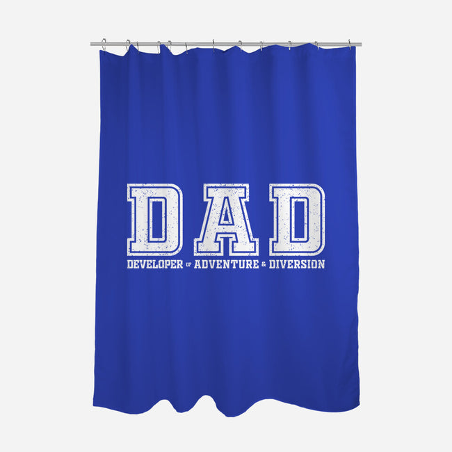 Developer Of Adventure And Diversion-None-Polyester-Shower Curtain-NMdesign