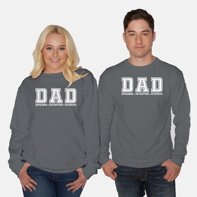 Developer Of Adventure And Diversion-Unisex-Crew Neck-Sweatshirt-NMdesign