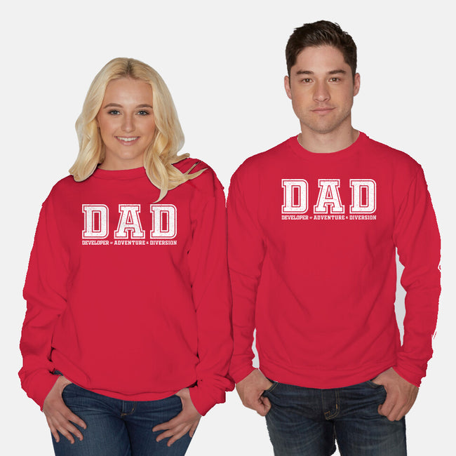 Developer Of Adventure And Diversion-Unisex-Crew Neck-Sweatshirt-NMdesign