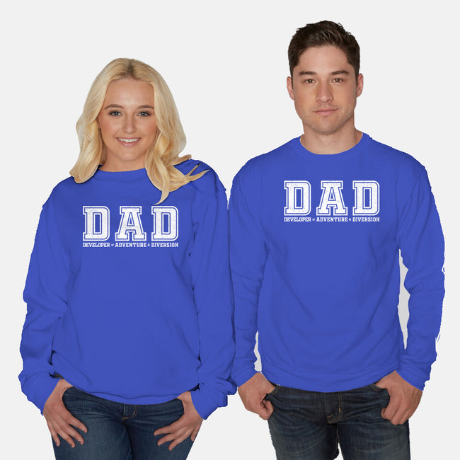 Developer Of Adventure And Diversion-Unisex-Crew Neck-Sweatshirt-NMdesign