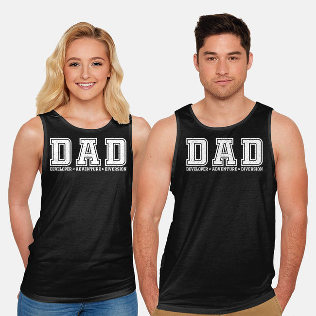 Developer Of Adventure And Diversion-Unisex-Basic-Tank-NMdesign