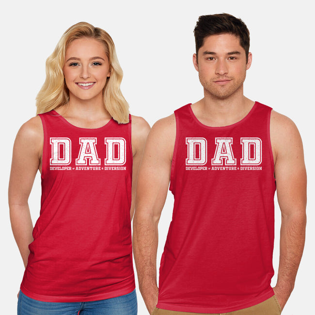 Developer Of Adventure And Diversion-Unisex-Basic-Tank-NMdesign