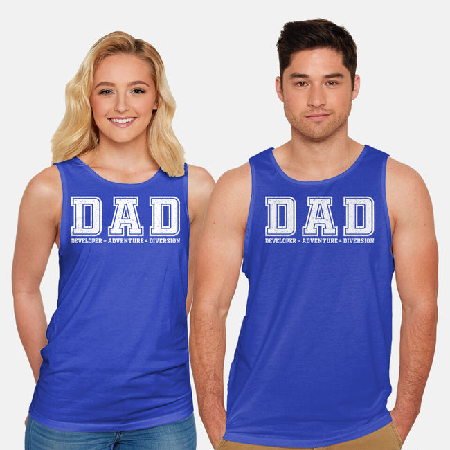 Developer Of Adventure And Diversion-Unisex-Basic-Tank-NMdesign