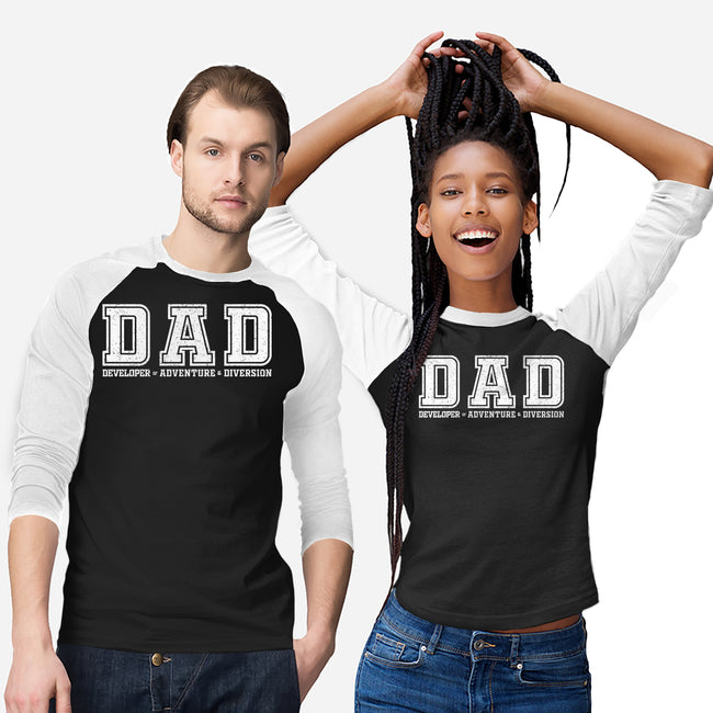 Developer Of Adventure And Diversion-Unisex-Baseball-Tee-NMdesign