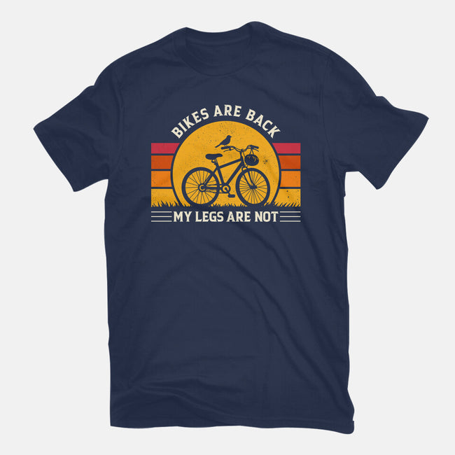 Bikes Are Back Vintage Cycling-Womens-Fitted-Tee-sachpica