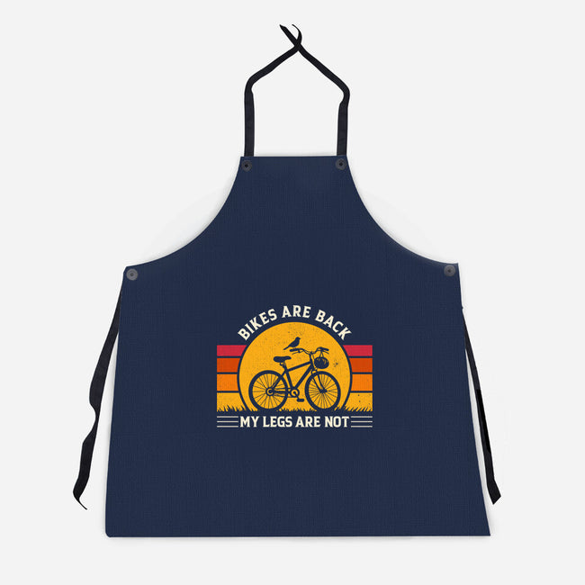 Bikes Are Back Vintage Cycling-Unisex-Kitchen-Apron-sachpica