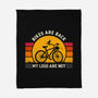 Bikes Are Back Vintage Cycling-None-Fleece-Blanket-sachpica