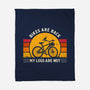 Bikes Are Back Vintage Cycling-None-Fleece-Blanket-sachpica