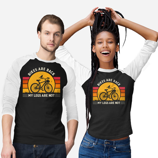 Bikes Are Back Vintage Cycling-Unisex-Baseball-Tee-sachpica