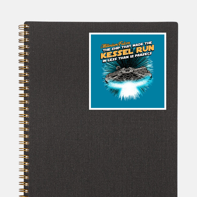 Kessel Run-None-Glossy-Sticker-Tronyx79