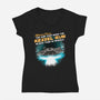 Kessel Run-Womens-V-Neck-Tee-Tronyx79