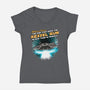 Kessel Run-Womens-V-Neck-Tee-Tronyx79