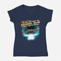 Kessel Run-Womens-V-Neck-Tee-Tronyx79