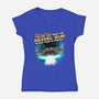 Kessel Run-Womens-V-Neck-Tee-Tronyx79