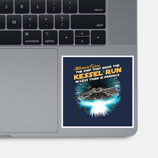 Kessel Run-None-Glossy-Sticker-Tronyx79