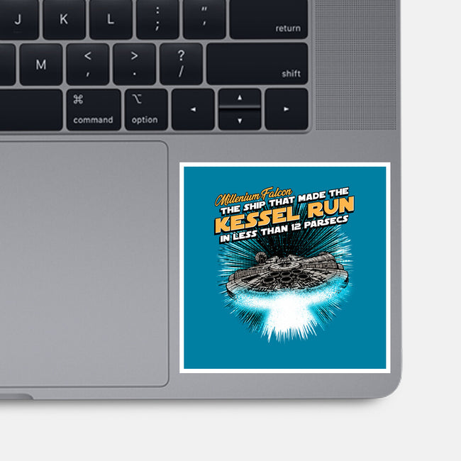 Kessel Run-None-Glossy-Sticker-Tronyx79