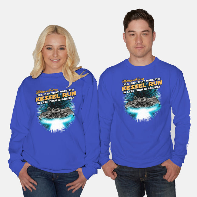 Kessel Run-Unisex-Crew Neck-Sweatshirt-Tronyx79
