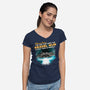 Kessel Run-Womens-V-Neck-Tee-Tronyx79