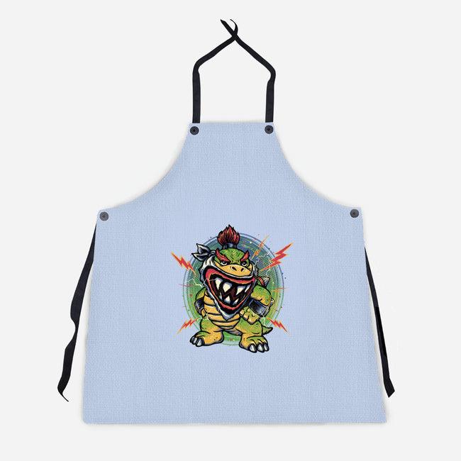 Taking The Power Back-Unisex-Kitchen-Apron-glitchygorilla