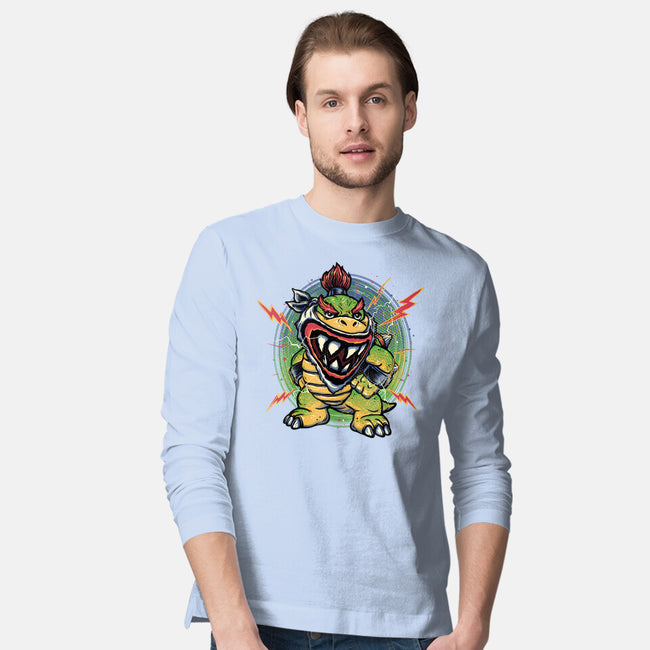 Taking The Power Back-Mens-Long Sleeved-Tee-glitchygorilla