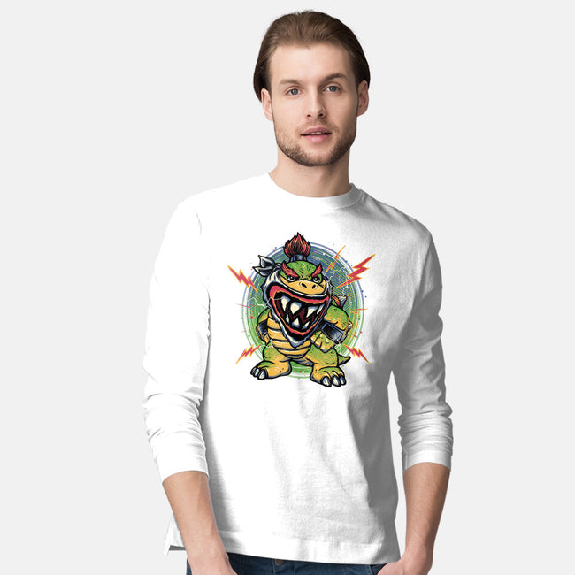 Taking The Power Back-Mens-Long Sleeved-Tee-glitchygorilla