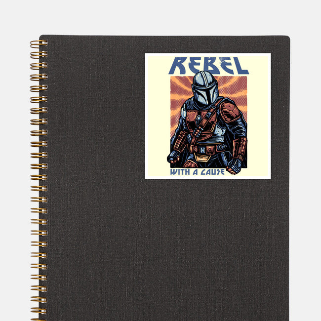 Rebel With A Cause-None-Glossy-Sticker-glitchygorilla