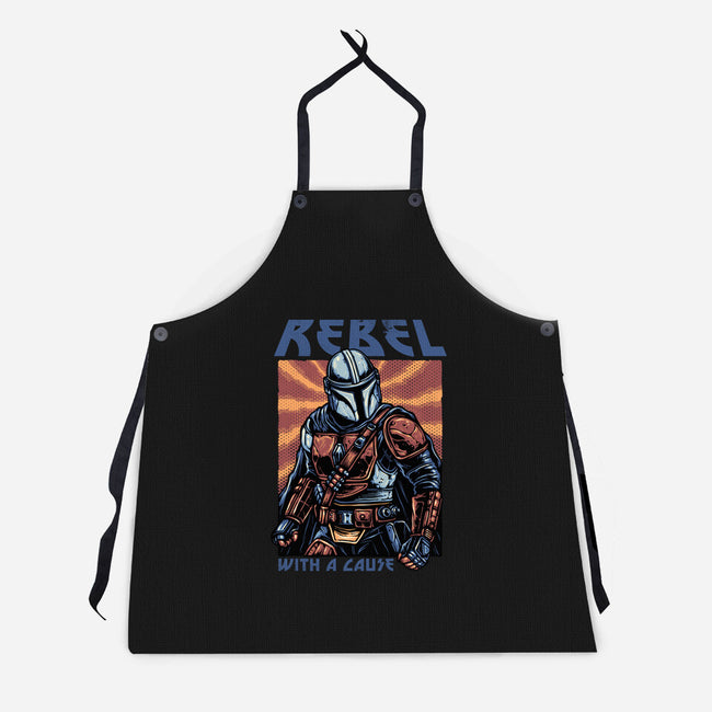 Rebel With A Cause-Unisex-Kitchen-Apron-glitchygorilla
