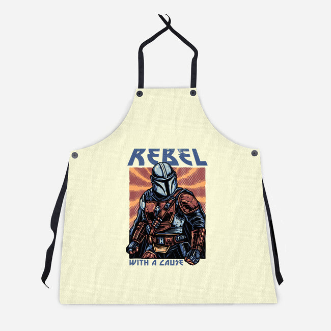 Rebel With A Cause-Unisex-Kitchen-Apron-glitchygorilla