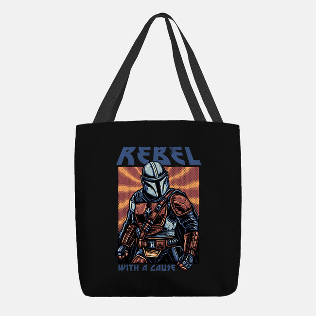 Rebel With A Cause-None-Basic Tote-Bag-glitchygorilla