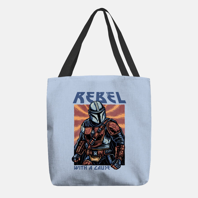 Rebel With A Cause-None-Basic Tote-Bag-glitchygorilla