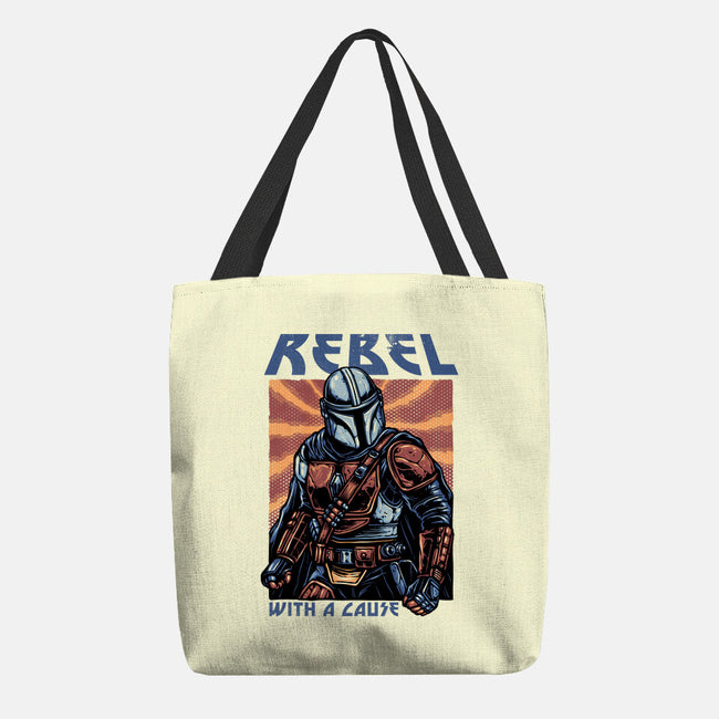 Rebel With A Cause-None-Basic Tote-Bag-glitchygorilla