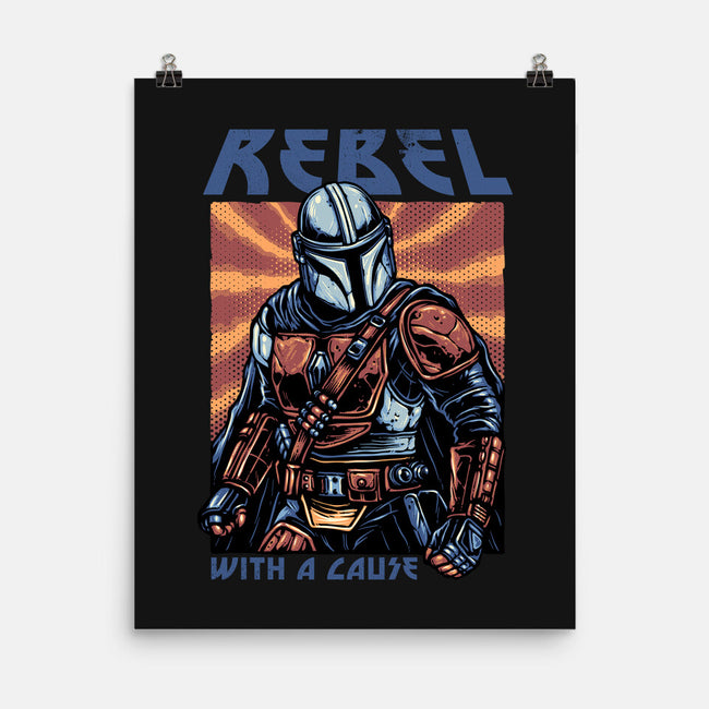 Rebel With A Cause-None-Matte-Poster-glitchygorilla