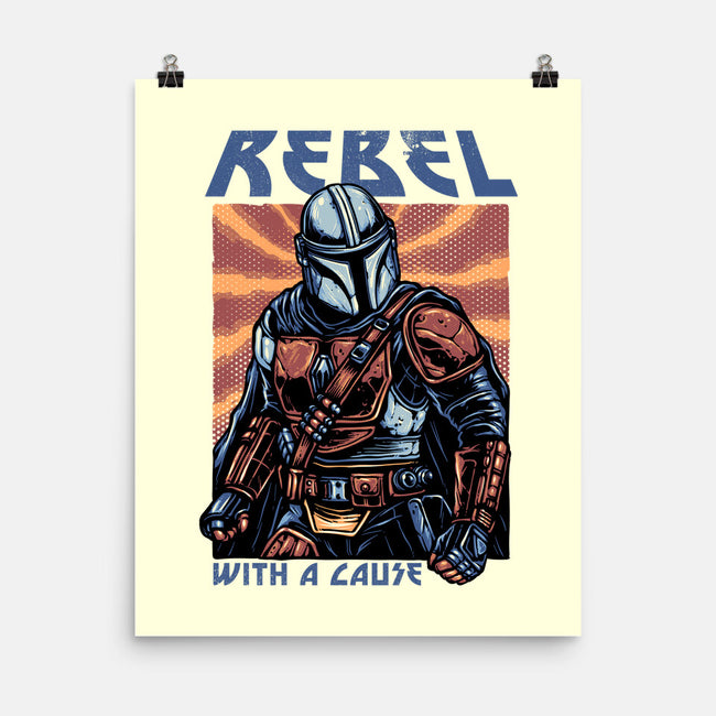 Rebel With A Cause-None-Matte-Poster-glitchygorilla