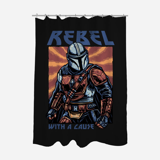 Rebel With A Cause-None-Polyester-Shower Curtain-glitchygorilla