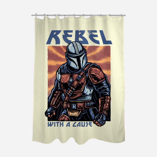 Rebel With A Cause-None-Polyester-Shower Curtain-glitchygorilla