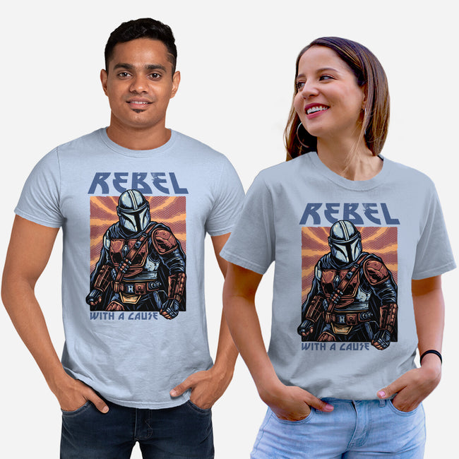 Rebel With A Cause-Unisex-Basic-Tee-glitchygorilla