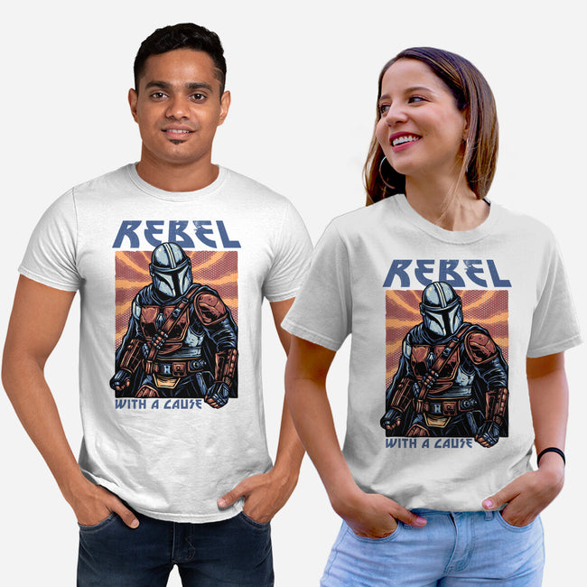 Rebel With A Cause-Unisex-Basic-Tee-glitchygorilla