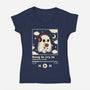 Song To Cry To-Womens-V-Neck-Tee-NemiMakeit