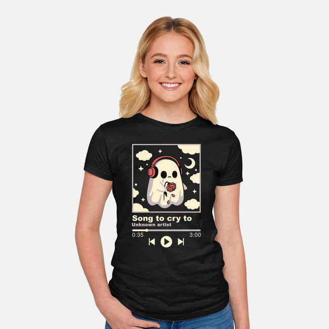 Song To Cry To-Womens-Fitted-Tee-NemiMakeit