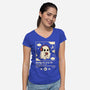 Song To Cry To-Womens-V-Neck-Tee-NemiMakeit