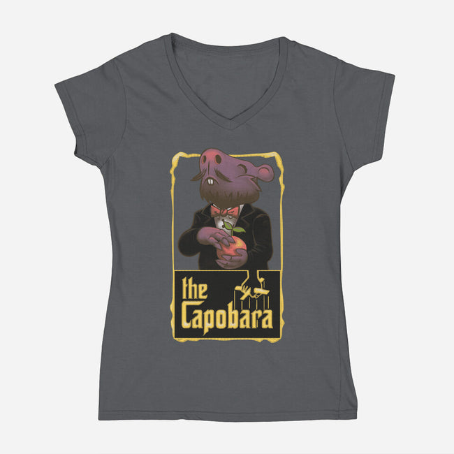 Capobara-Womens-V-Neck-Tee-Samuel