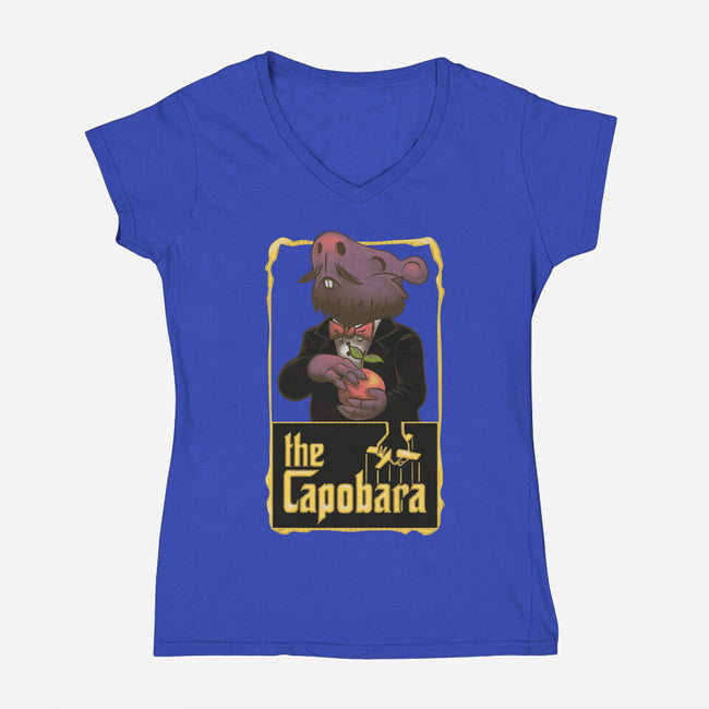 Capobara-Womens-V-Neck-Tee-Samuel