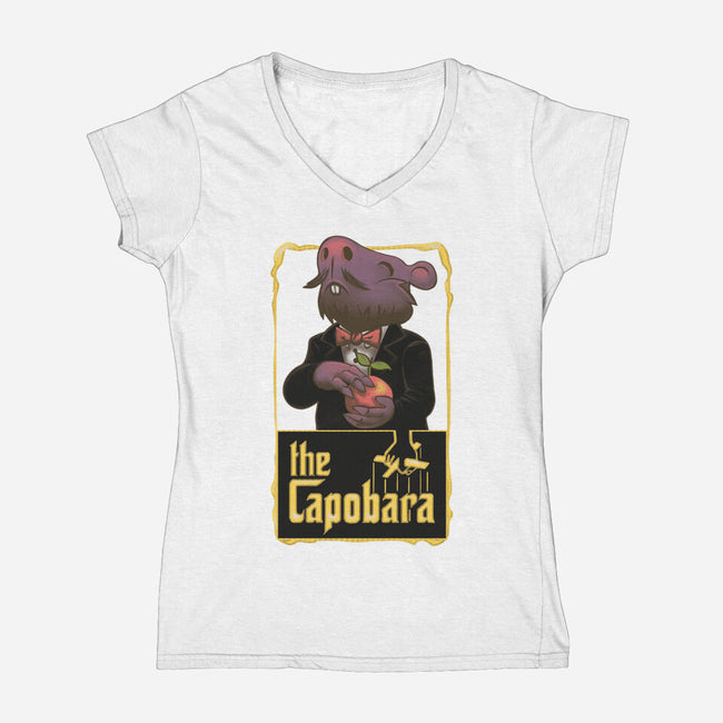 Capobara-Womens-V-Neck-Tee-Samuel