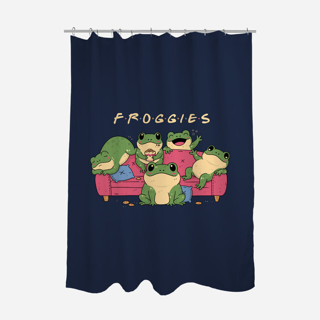 Froggies-None-Polyester-Shower Curtain-GODZILLARGE