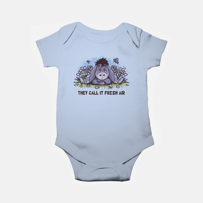 Allergic Donkey-Baby-Basic-Onesie-retrodivision