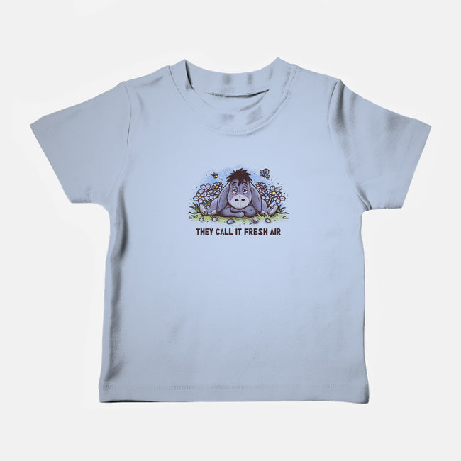 Allergic Donkey-Baby-Basic-Tee-retrodivision