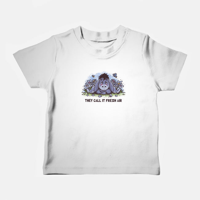 Allergic Donkey-Baby-Basic-Tee-retrodivision