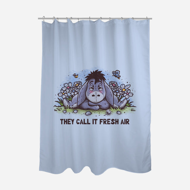 Allergic Donkey-None-Polyester-Shower Curtain-retrodivision